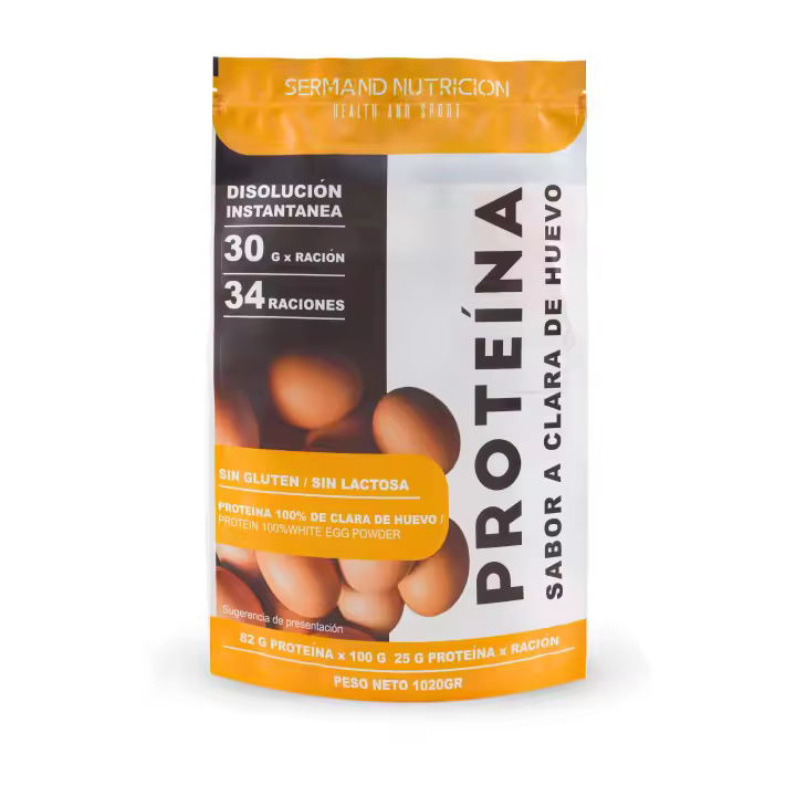 SERMAND PROTEINA INSTANTANEA DE CLARA DE HUEVO SABOR NEUTRO - SRD NUTRITION INSTANT FIT 1020 gramos - 1