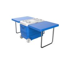 MAXHOME-Nevera portátil rígida transformable en mesa rígida azul ATLANTIC, 45 litros, La Mejor Nevera portatil para Camping, Playa, o Campo, Caja de almacenamiento - details 1