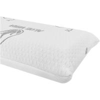 Almohada de Espuma con Aloe Vera, Firmeza Media, Transpirable y Ergonómica, Alivia Cuello y Cervicales, Funda Extraíble y Lavable, Ideal para Dormir de Lado o Boca Arriba - details 2