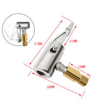 1 Pcs Compresor De Neumáticos Portátil Inflable Con Conector Barb Para Reparación De Tubos De Aire Accesorio Para Coche - details 2