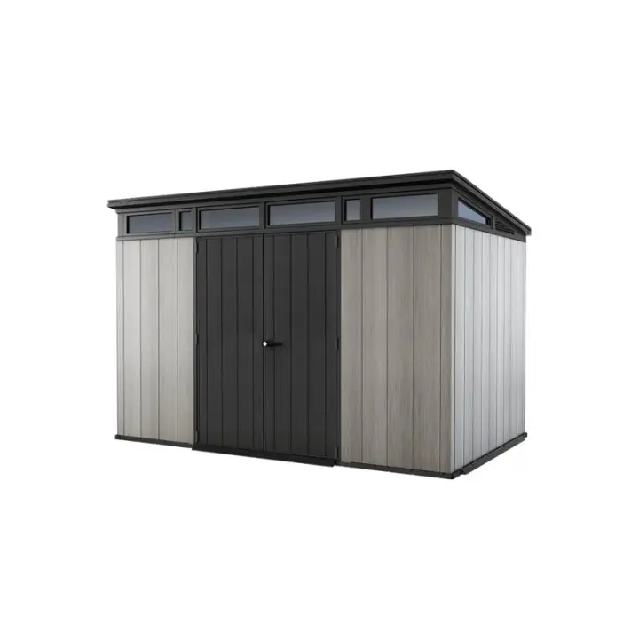 KETER 243408 Caseta de exterior Artisan 11x7. 340x218x226 cm y 7,4m2 - Deco Gris - 1
