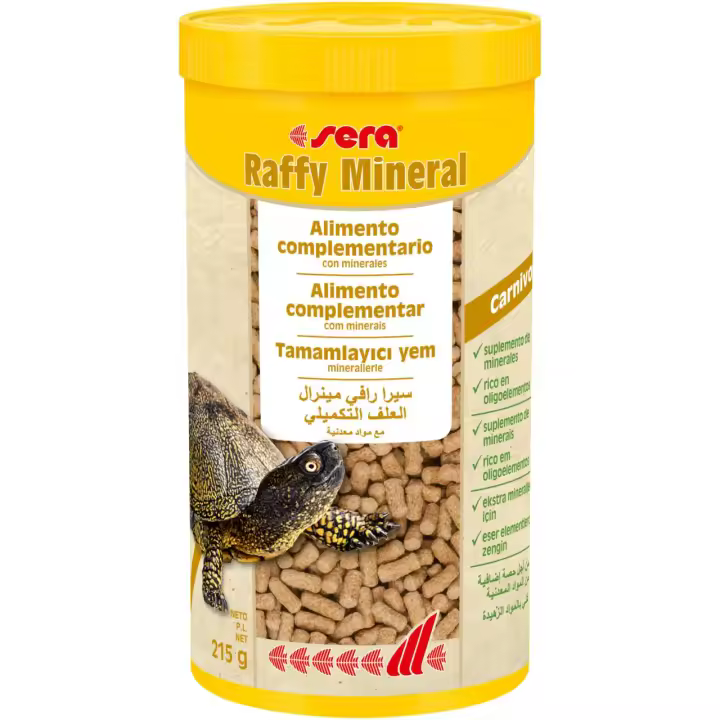 Sera Raffy Mineral - Alimento Complementario para Tortugas Acuaticas - 1