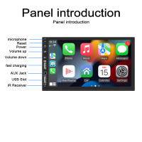 Radio De Coche Universal 1 DIN Con Bluetooth Y Android Auto Carplay Reproductor Multimedia MP5 Dual USB 7 Pulgadas FM MirrorLink - details 10