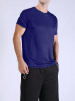 5PCS Camiseta Deportiva Para Hombre De Color Sólido Ultraligera Secado Rápido Transpirable Para Entrenamiento Fitness Running Gimnasio - details 13