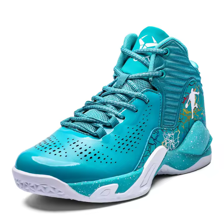 Zapatos De Baloncesto Para Hombres Clásicos Morados Moda Al Aire Libre Transpirables Deportivas De Alto Talle Para Mujeres Entrenamiento De Baloncesto Para Hombres - 1