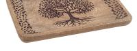 Signes Grimalt  - Plato rectangular  árbol de la vida en madera de mango , de  25x15x2.5 cm - details 2