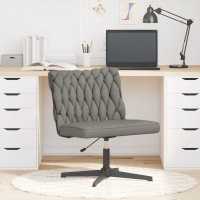 vidaXL Silla de oficina giratoria tela en color Gris oscuro/Taupé/Azul y más | cómodas modernas ergonómicas para comedor cocina salón hogar - details 6