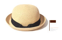 Sombrero De Paja Para Mujer Protección Solar Verano Estilo Casual Con Borde Volcado Adecuado Para Estudiantes Y Viajes - details 14