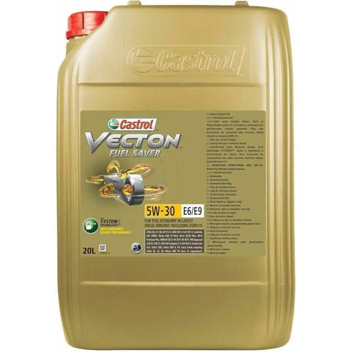 Castrol vecton Fuel Saver 5 W de 30 E6/E9 antifricción 20L Bidón - 1