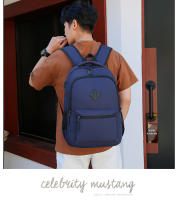 Mochila Hombre Impermeable Con Carga USB Para Oficina Y Negocios 15.6 Pulgadas Laptop Casual Escolar Rucksack Con Bolsillo Para USB - details 13