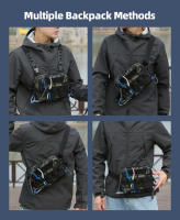Bolsa De Pecho Táctica Para Ciclismo Camping Pesca Senderismo Kit De Reconocimiento Bolsa De Hombro Cinturón Bicolor Nylon Unisex - details 3