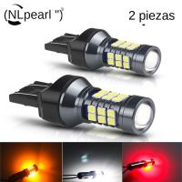 NLpearl 2Pcs T20 LED 7440 WY21W W21W Lámparas De Reversa 3030SMD Para Señal De Coche Luz De Respaldo Universal 12V 3W - details 0