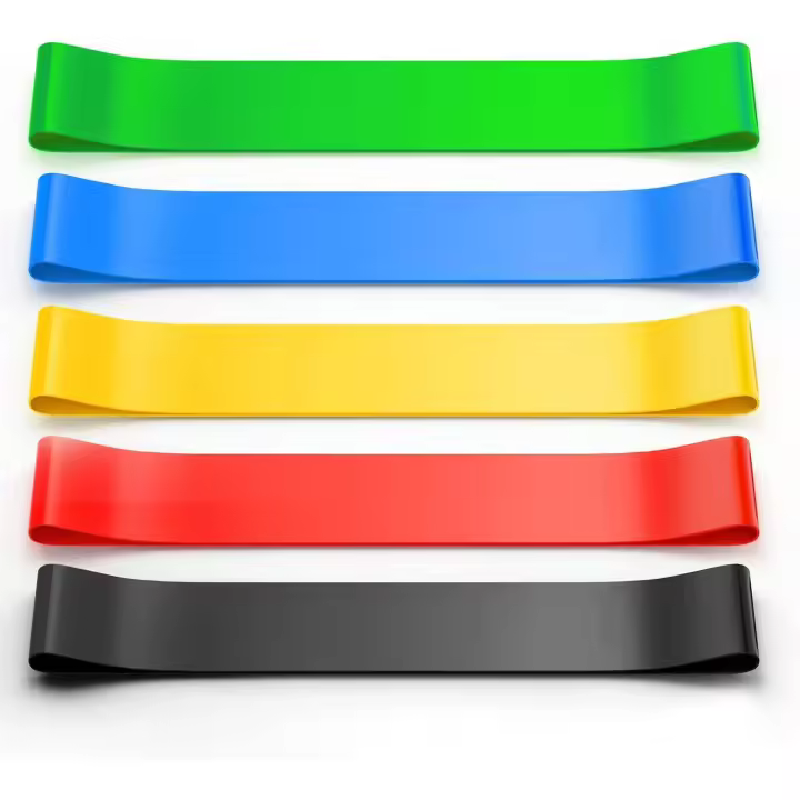Bandas elásticas Fitness para Fortalece Pierna, Caderas y Brazos para Pilates Bandas elásticas musculacion(Juego de 5) - 1