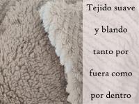 NOVOTEXTIL - Edredón Invierno Sherpa Extra Grueso Económico 560gr/m2 - Sedalina, Fibra Hueca y Sherpa - Suave y Cálido - Exterior Coralina - Interior Borreguito - 1 o 2 Fundas Cojín (50x70) Grueso - details 1