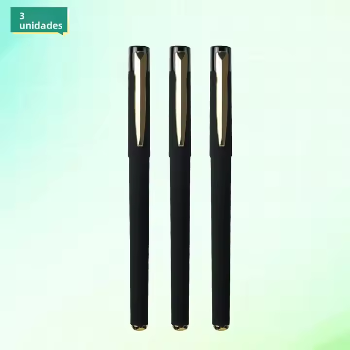 Lápiz Gel Negro 0.7MM WQN Para Oficina Y Escuela Pack De 3/6/12 Piezas Suministros De Escritura Estación De Trabajo - 1