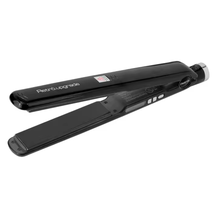 Retrò Upgrade Plancha Profesional Keratina y Nanoplata RUP-114C/KER | Color Negro - 1