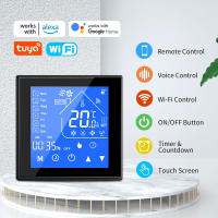 Termostato Wifi Slimme Con Pantalla Táctil LCD Para Calentamiento Por Electricidad Agua Y Gas Control Remoto Tuya - details 0