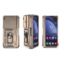 Funda Protectora De Alta Gama Para Samsung Galaxy Z Fold 6 Y 5 Con Soporte Y Anillo Magnético Resistente a Golpes Y Caídas Para Cámara - details 0