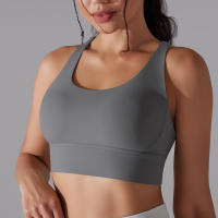 Sujetador Deportivo Para Mujer Alta Soporte Impacto Yoga Running Quick Dry Top Deporte Gimnasio Padded Bralette Sexy - details 56