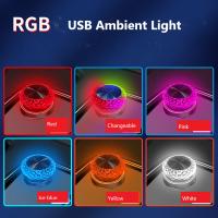 Luces Ambientales LED Para Coche Sin Modificación Luz Nocturna De Color Decoración De Ambiente Interior Para Casa Y Coche Direal 5V - details 7