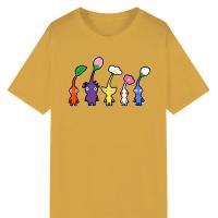 Camiseta Kawaii Pikmin Para Hombre Camiseta Harajuku Divertida Con Dibujos Animados Gráficos Transpirable Y Cómoda Para Verano Talla Oversize - details 6
