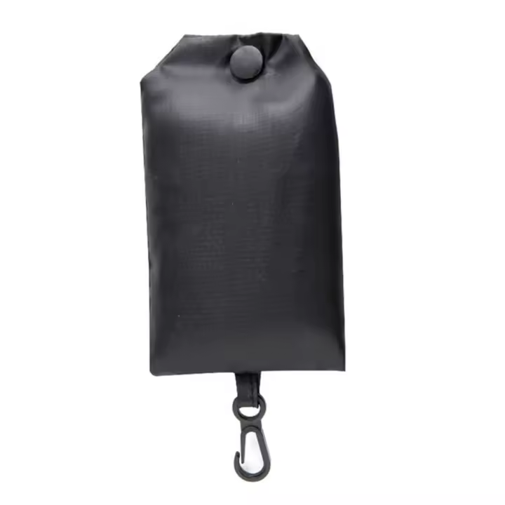 Bolso De Compras Portátil Reutilizable De Oxford Color Sólido Impermeable Y Desmontable Bolsa De Almacenamiento Para Supermercado - 1