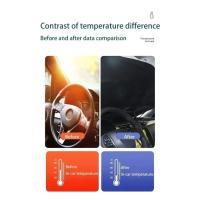 Parasol De Protección Solar Para Coche Protector De Ventosa Para Parabrisas Accesorios De Verano Para Interior Del Coche - details 14
