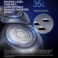Nueva XIAOMI MIJIA Afeitadora Eléctrica Para Hombres S301 Máquina De Barba Ajustable Portátil Cuchilla Flex IPX7 Lavable Trimmer Cerámica - details 7