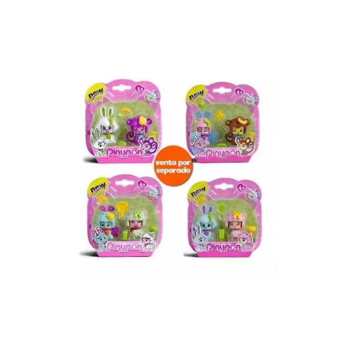 Famosa Pinypon Pack de 2 Mascotas - Surtido Aleatorio - 1