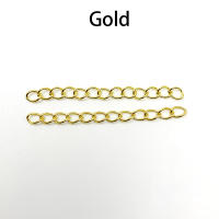 Cadena De Extensión Para Collar Y Pulsera 100pcs Metal Zinc Alloy 50mm 70mm Para Fabricación De Joyas DIY Enlaces Extensos Para Encadenes - details 4