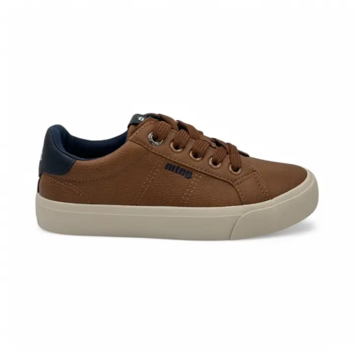 Zapatillas marca Mustang para infantil en color marrón - 1