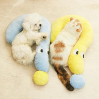 Almohada Para Gato Anti-salvajada Rellena De Algodón Para Hogar Y Dormitorio De Gato Suave Y Cómoda Almohada Para Cuello De Gato - details 4