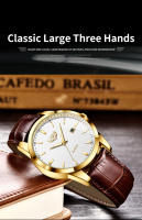 Reloj De Pulsera De Cuero Marrón LIGE Para Hombre Estilo Militar Deportivo Cuarzo Resistente Al Agua Cronógrafo Casual Reloj Masculino - details 4