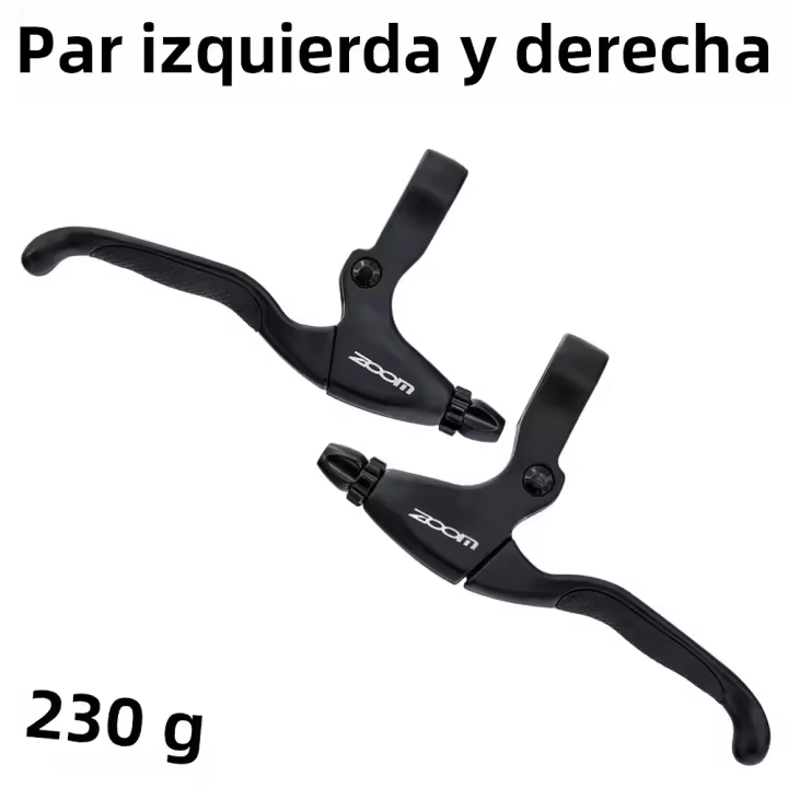 ZOOM Manillar De Bicicleta Con Campana De Aleación De Aluminio Freno De Disco Y V Frenos Plegables Para Manillar De 22.2mm - 1