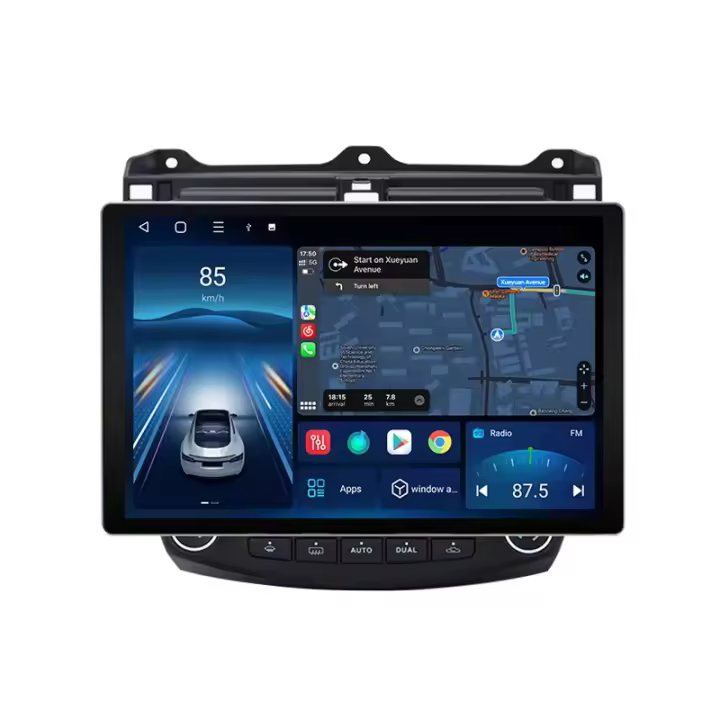 Junsun-reproductor Multimedia X7 MAX para coche Radio con Android CarPlay inalámbrico voz IA 2K 13.1 pulgadas para Honda Accord 7 2003 2004 2005 2006 2007 2008 - 1