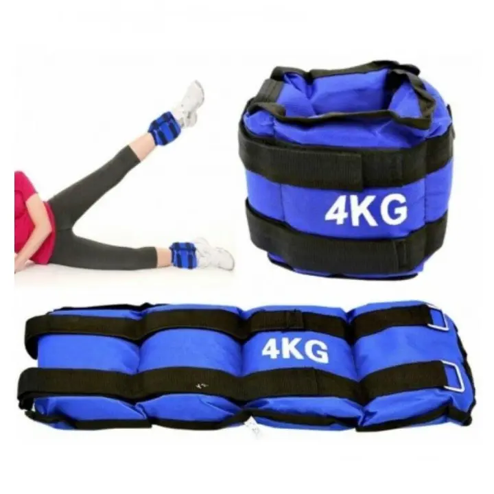 Pesas para Muñecas y Tobillos 4 Kg Totales - Deportivas Gimnasio Mancuernas - 1