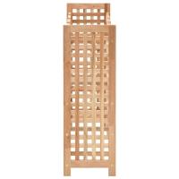 vidaXL Botellero para 25 botellas madera maciza de nogal 63x25x73 cm - details 3