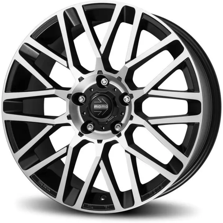 LLANTA MOMO REVENGE EVO 6,5X15 ET38 4X100-108 NEGRO MATE PULIDO 72,3 VIA - 1