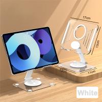Soporte Ajustable Para Tableta Acrílico Plegable Soporte De Mesa Para iPad Samsung Huawei Xiaomi Compatible Con Pad Universal 360° Giratorio - details 11