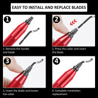 Kit De Herramientas De Desburde Para Madera Y Plástico Herramienta Manual Multifuncional Para Eliminar Arrugas Y Borde Arte Hecho a Mano Costura Toorise - details 6