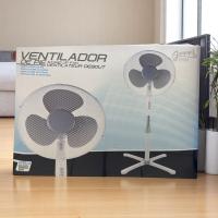 Ventilador de Pie 40 cm 45W 3 Aspas Blanco Oscilante | 3 Velocidades | Altura Ajustable hasta 90 cm  - Gerimport - details 4