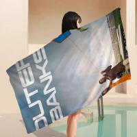 Toalla De Playa Microfibra O-Outer B-Banks Absorbente Secado Rápido Suave Para Yoga Natación Resort Montañismo Tamaño 76x182 Cm - details 5