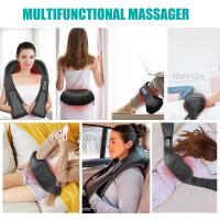 Masajeador De Hombros Y Cuello Shiatsu Con Calor U Shape Masa Profunda Eléctrico Almohada De Masaje Para Cuello Cintura Piernas Y Corporal - details 8