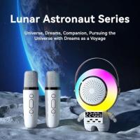 Altavoz Karaoke Manalex con forma de Astronauta y doble micrófono - details 2
