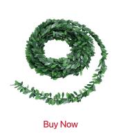 Vine De Hojas De Hiedra Artificial Hydrangea 2 Metros Para Boda Jardín Adorno De Pared Decoración De Navidad Y Festivales DIY Regalo - details 8