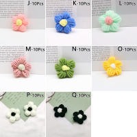 10Pcs Pétalos De Flor De Algodón Maternado Artificial Para Tejer Manualmente Patch De Ropa Y Decoración De Costura Estilo Rosa - details 11