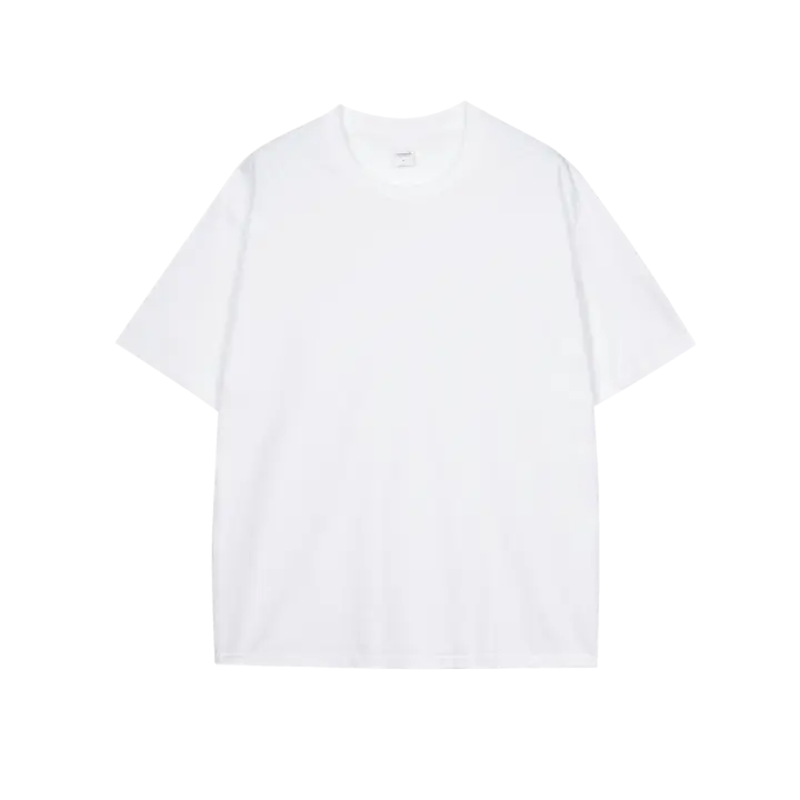 Camiseta De Algodón Para Hombre De 7.4 Oz 210gsm Color Sólido Oversized Con Mangas Cortas Estilo Casual Para El Verano Disponible Hasta 5XL - 1