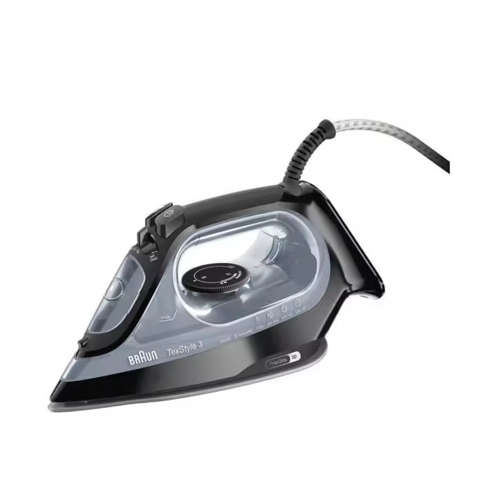 Plancha Braun TexStyle 3 SI3055BK/ 2400W/ Depósito 270ml - 1