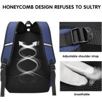 Mochila de astronauta para niños y adolescentes, mochila escolar de gran capacidad para niños, escuela primaria media, Azul, Moderno - details 0