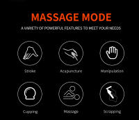 Masajeador Eléctrico De Fisioterapia Dual Canales Para Relajar Musculos Con 8 Almohadillas De Electrodo Gel Terapia De Cuidado De Salud - details 1